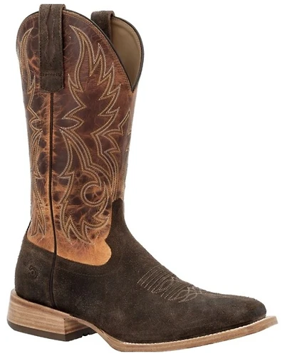 Durango Men's Arena Elite 13" Roughout Roper Boots - Broad Square Toe