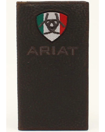 Ariat Men's Mexican Flag Rodeo Wallet