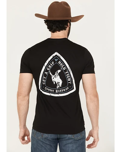 Cowboy Hardware Men's Get A Grip Short Sleeve Graphic T-Shirt