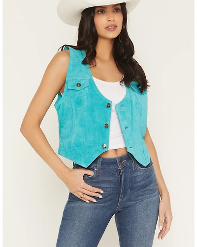 Scully Women's Solid Suede Vest