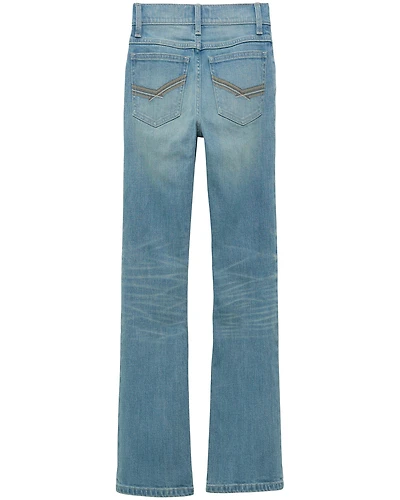Wrangler 20X Boys' Light Wash Slim Bootcut Stretch Denim Jeans