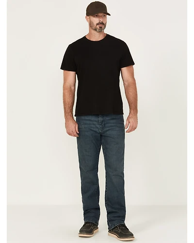 Hawx Men's Wellington Medium Wash Lined Straight Stretch Denim Jeans