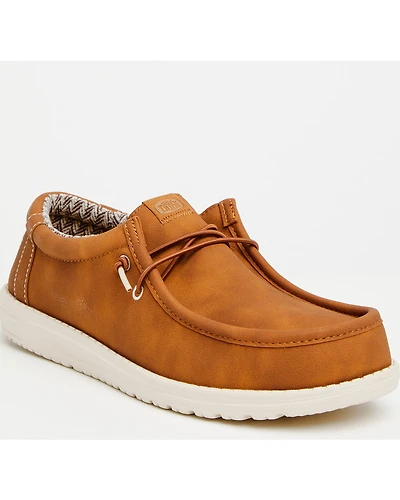 HEYDUDE Men's Wally Classic Shoes - Moc Toe