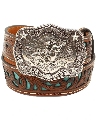 Nocona Boys' Piercing Underlay Western Belt