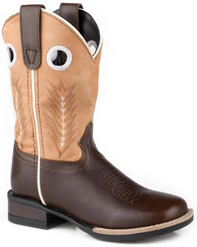 Roper Little Boys' James Western Boots - Broad Square Toe