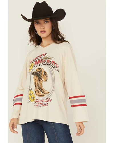 Day Dreamer Women's Lainey Wilson Boots Long Sleeve Graphic Tee