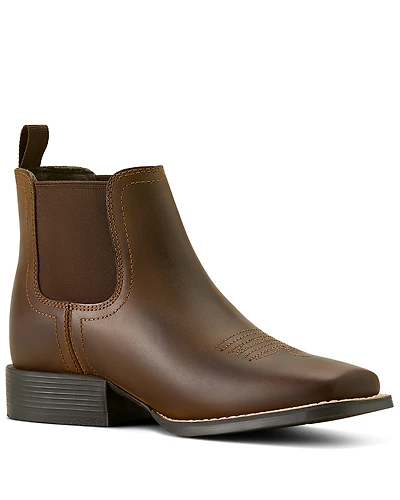 Ariat Boys' Booker Distressed Chelsea Boots - Broad Square Toe