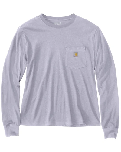 Carhartt Women's TENCEL™ Fiber Series Loose Fit Long Sleeve Crewneck Pocket T-Shirt