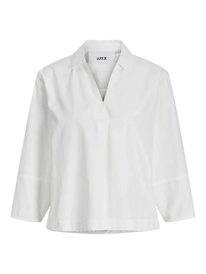 caro poplin blouse