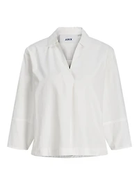 caro poplin blouse