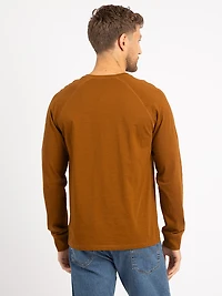 lucas long sleeve henley t-shirt