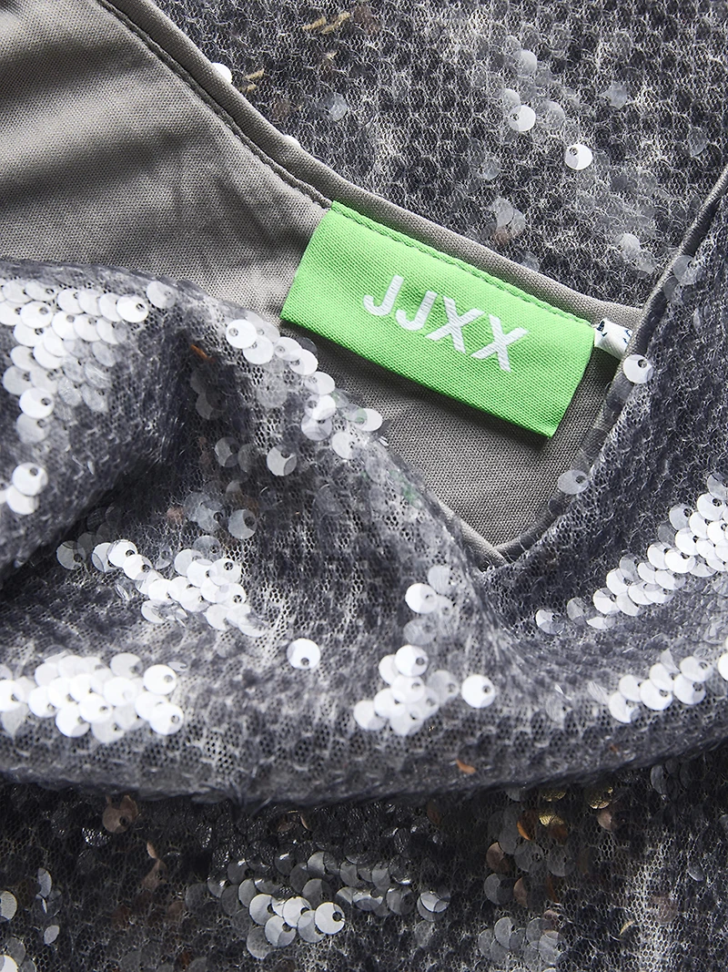 sia sequin v-neck dress