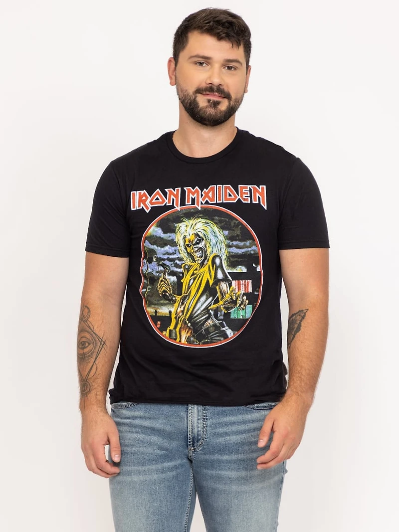 iron maiden unisex graphic tee