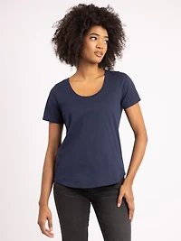 saige scoop neck t-shirt