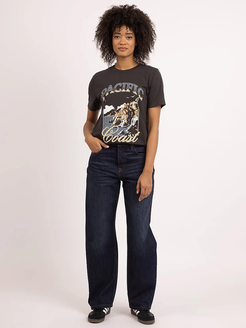 pacific coast crew neck graphic t-shirt