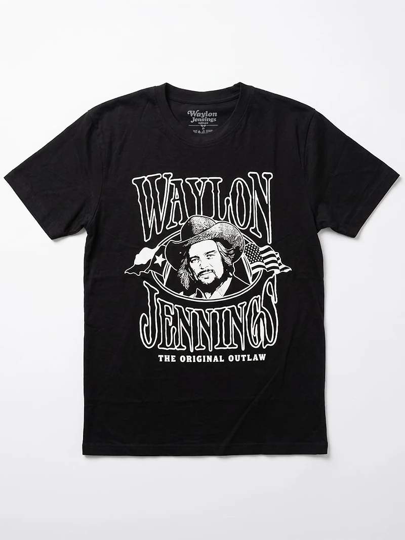 unisex waylon jennings graphic tee