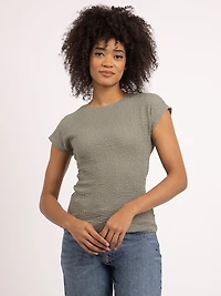 trina crew neck t-shirt