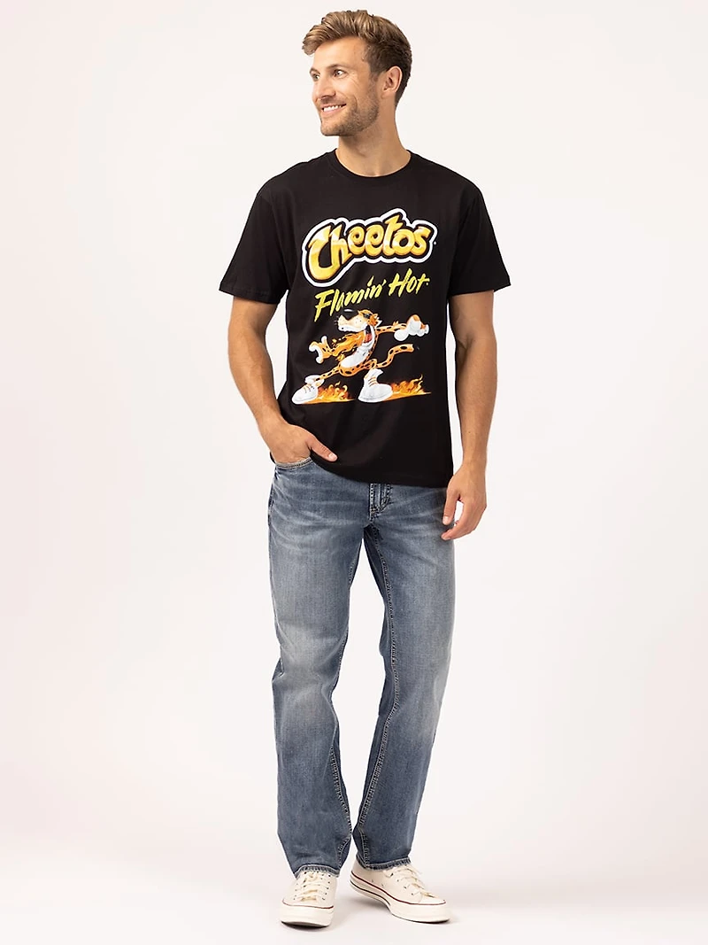 cheetos flamin hot graphic tee