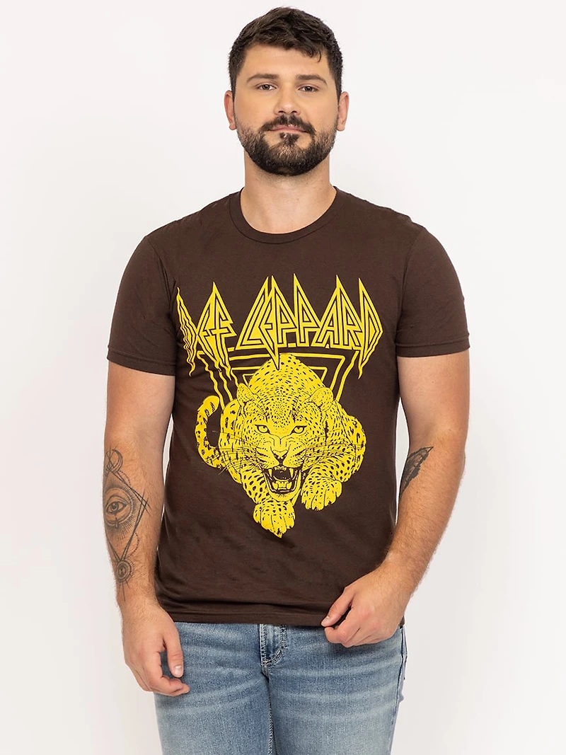 def leppard unisex graphic tee