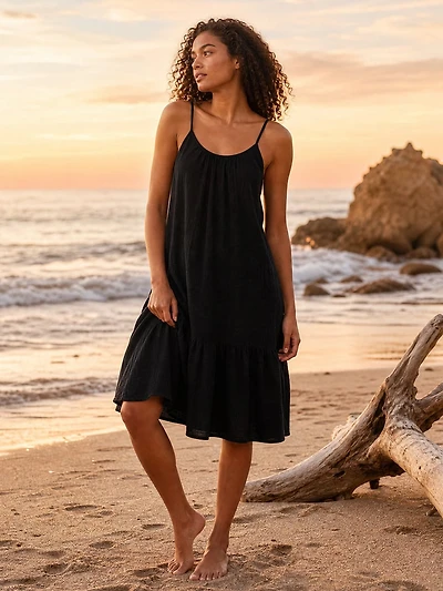 short gauze dress