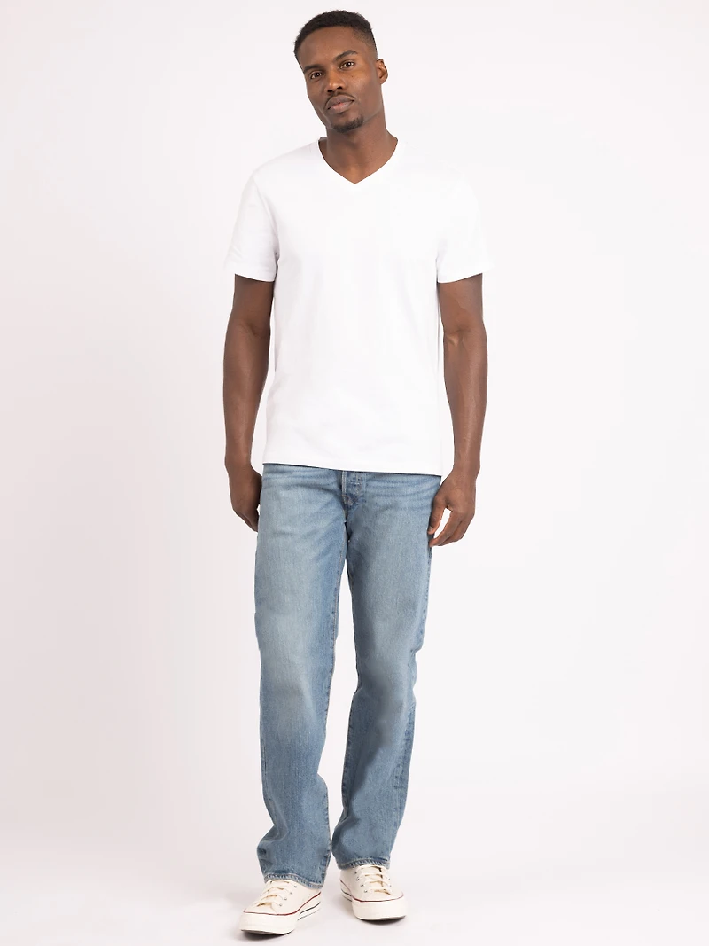 miles v neck basic tee