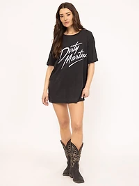 dirty martini oversized tee