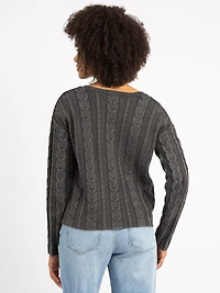 zarina v neck sweater