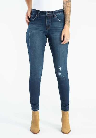 mid rise super skinny jeans