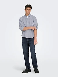 giorgio relaxed stripe shirt