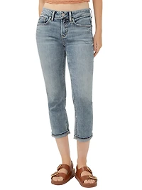 Suki Mid Rise Luxe Stretch Capri