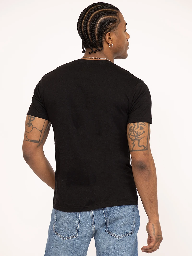 unisex acdc lightning graphic tee