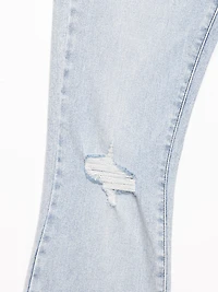 high rise flare jean light authentic