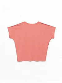 jolie crew neck washed tee