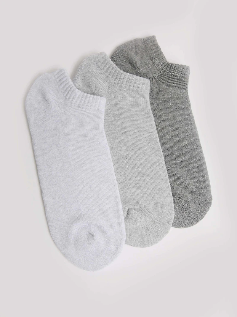 women's essential 3 pack no-show socks