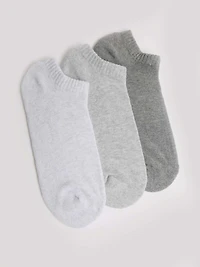 women's essential 3 pack no-show socks