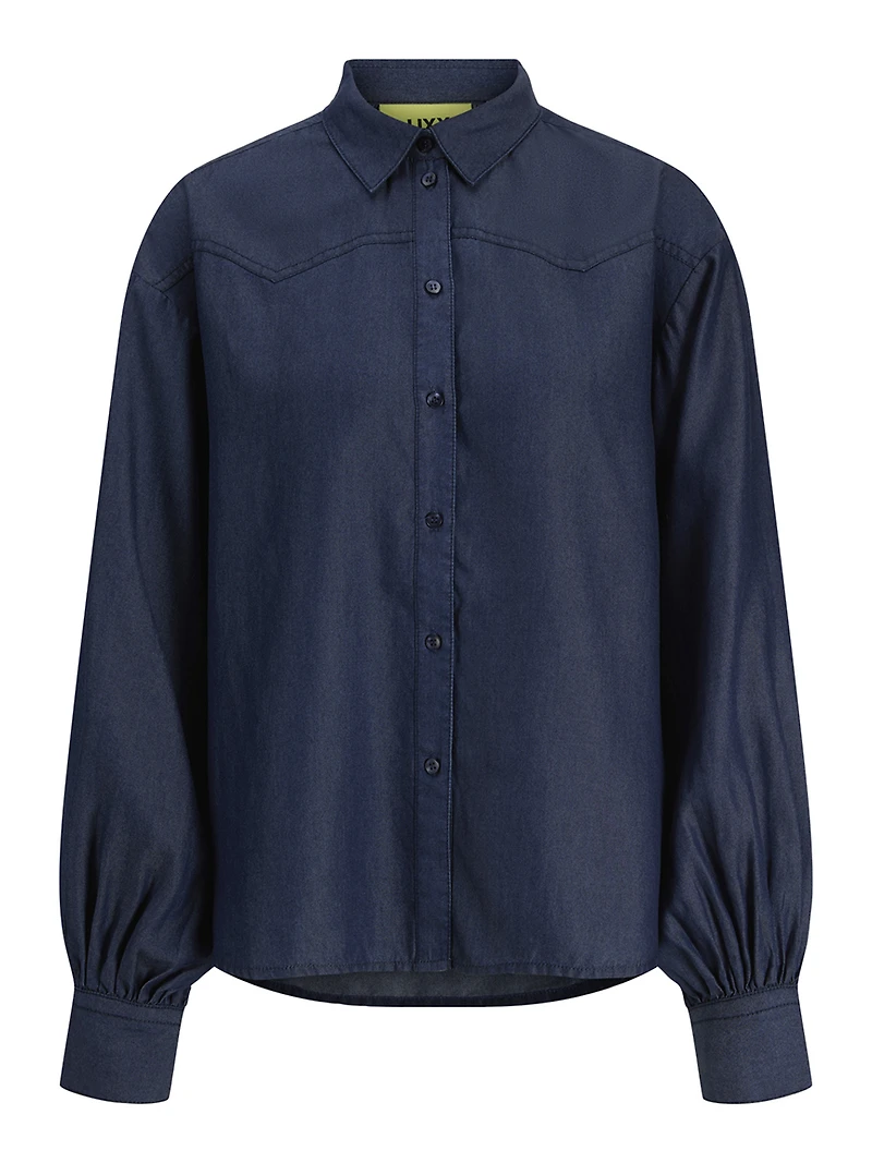 debby chambray ballon shirt