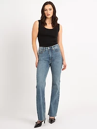 double scoop neck tank