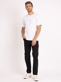 eddie athletic taper jean black