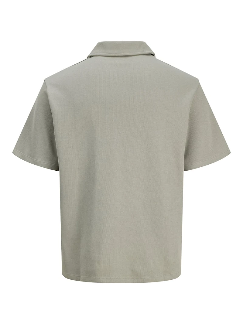 montauk split neck polo