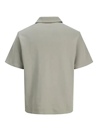montauk split neck polo