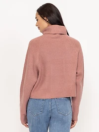 mockneck sweater
