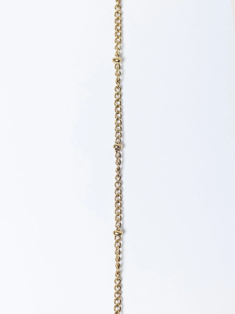 helium bubble initial necklace "K"