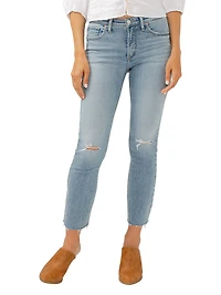 Most Wanted Mid Rise Ankle Straight Jeans