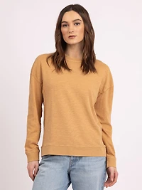 joni crew neck top