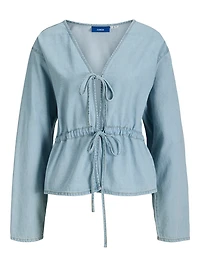 kenndy string denim shirt