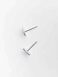 astra stud earrings silver