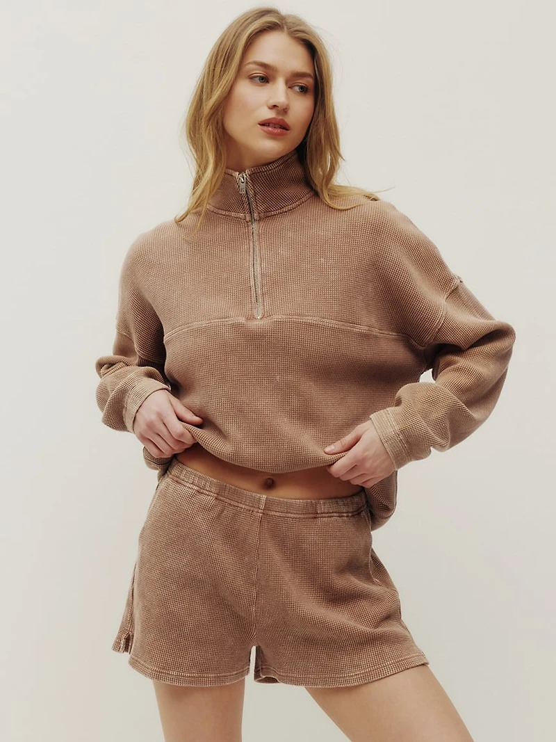 tyla waffle shorts