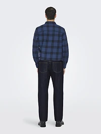 edge straight jean rinse