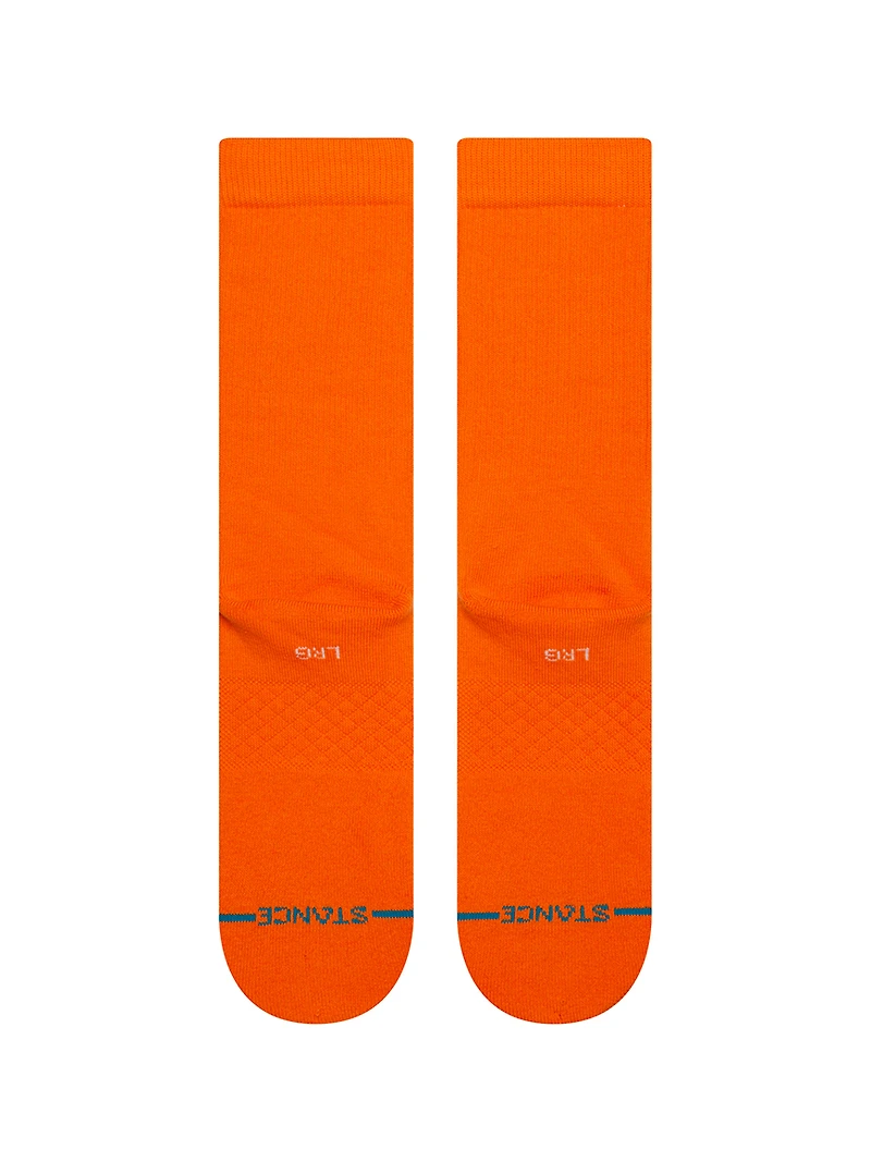 icon crew socks orange