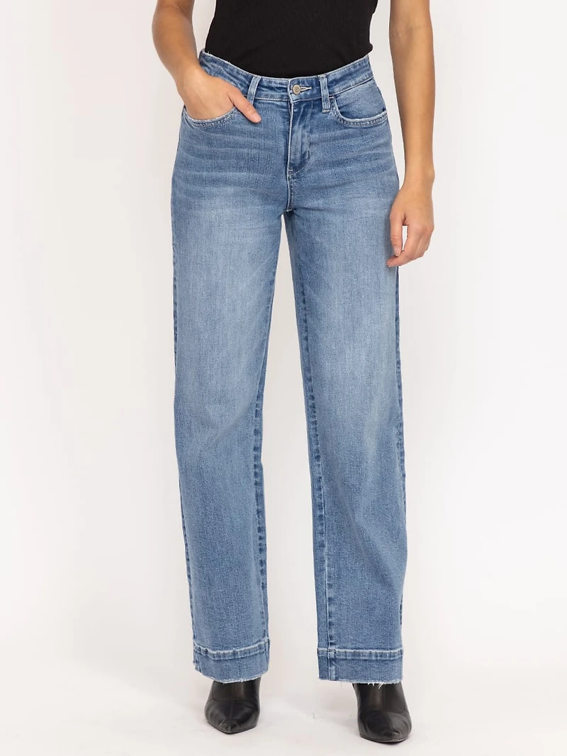 wide leg trouser jean medium authentic